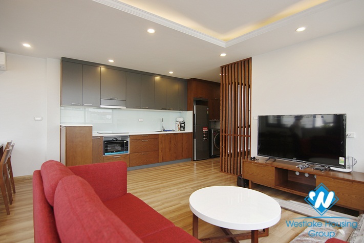 Newly completed two-bedroom apartment with lots of light for rent in the center of Hai Ba Trung District Hanoi